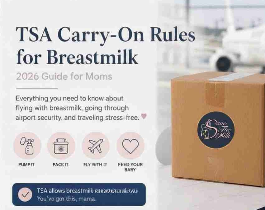TSA Carry-on Rules for Traveling with Breastmilk in 2026
