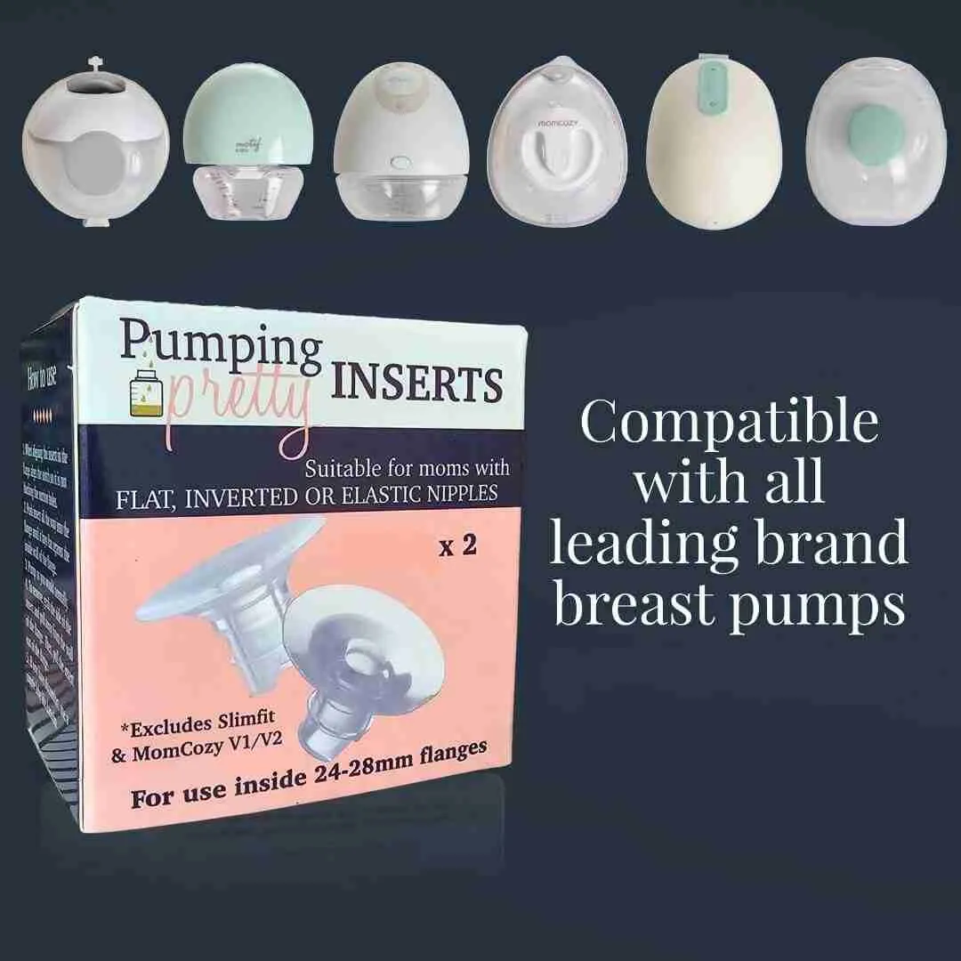 Pumping Pretty insert flat inverted elastic nipples Pumping Pretty insert flat inverted elastic nipples